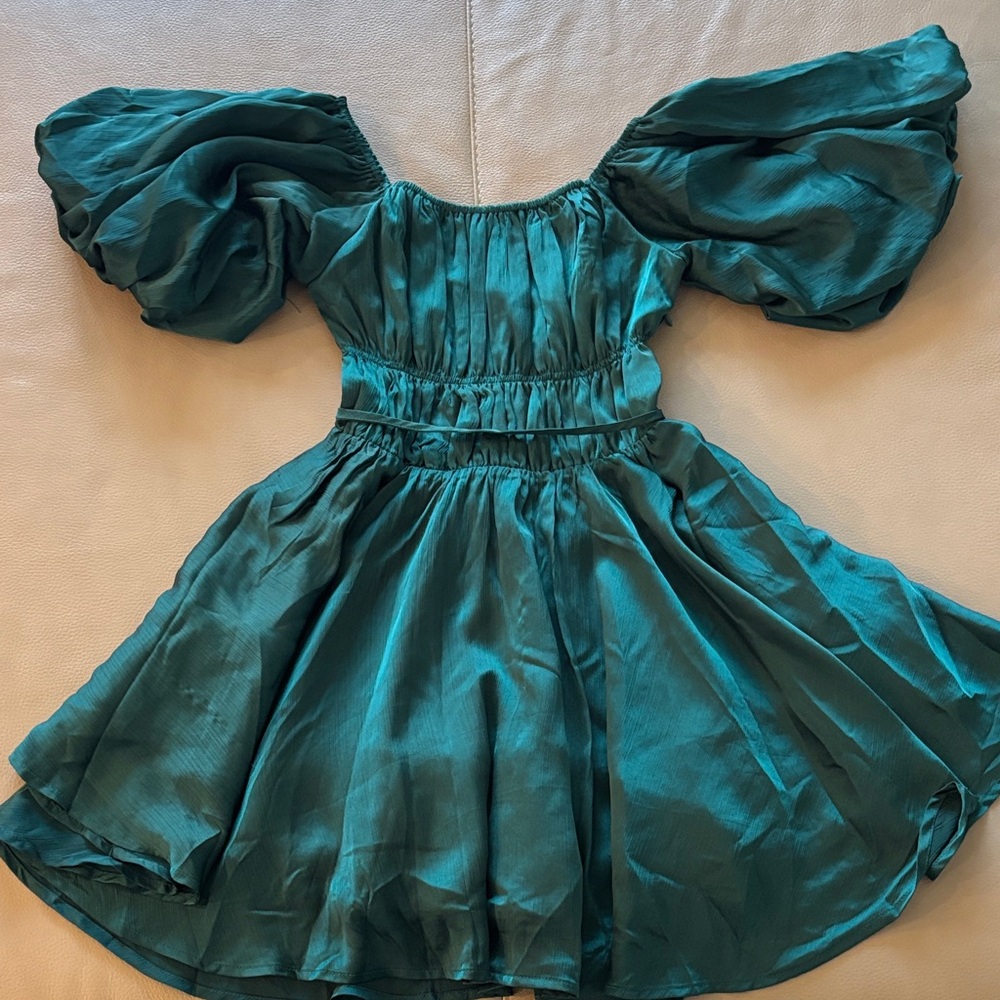 Altar’d State Elegant Green Dress